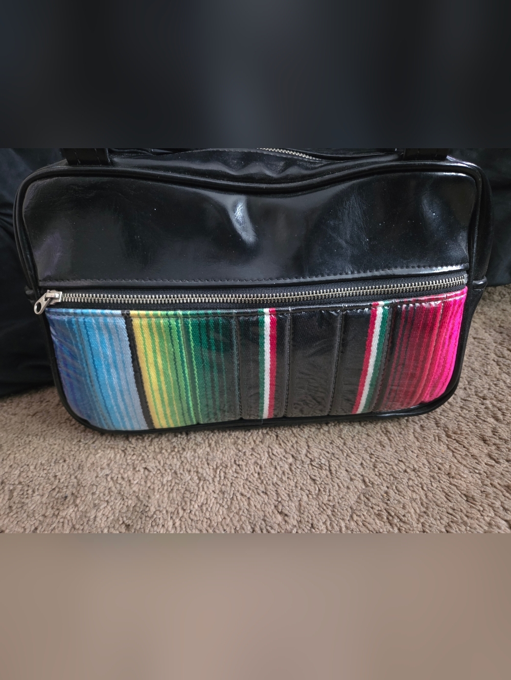 Trophy Queen Zarape/mexican Blanket Handbag